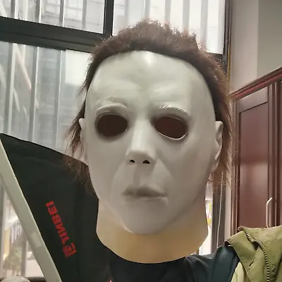 Michael Myers Mask Adults Halloween Fancy Dress Costume Cosplay Latex Zombie • £14.99