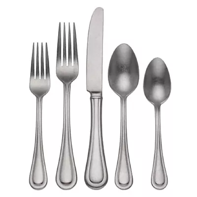 Lenox  SHELBY TUMBLED - Stainless Steel 50-piece Flatware Set - NEW OTHER • $59.99