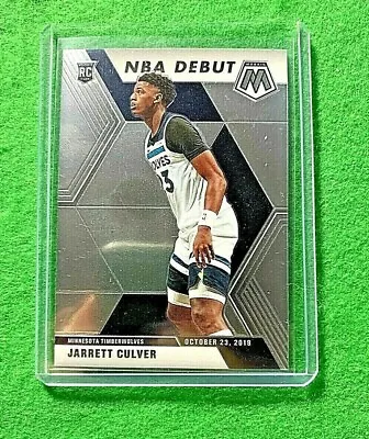 Jarrett Culver Mosaic Silver Chrome Rookie Jersey#23 Timberwolves 2019-20 Mosaic • $22.46