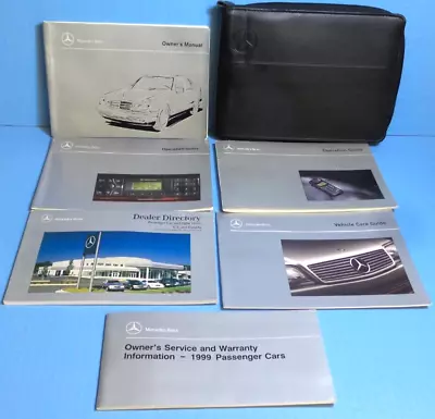 99 1999 Mercedes E-Class/E 300 TURBODIESEL/E 320/E 430/E 55 AMG Owners Manual  • $25.95