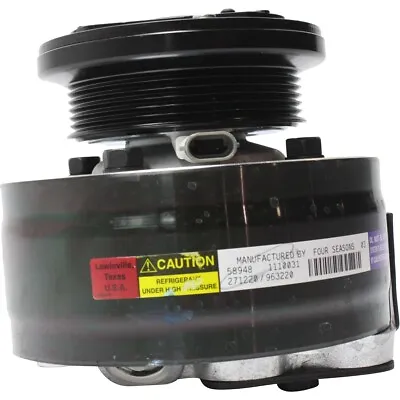 $237.96 • Buy 58948 4-Seasons Four-Seasons A/C AC Compressor New For Chevy Olds With Clutch
