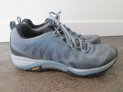 Merrell Siren Edge 3 Hiking Shoe J034434 Rock / Blue Women's 11 • $22