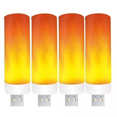 Led Flame Light Usb Plugin Flame Light Flickering Flameless Candles Tea Lights O • $18.64