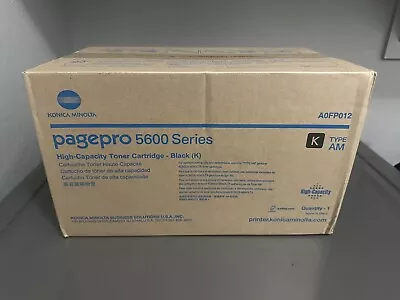 Konica Minolta PagePro 5600 Series Black (K) Type AM Toner Cartridge A0FP011 • $49