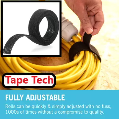 VELCRO® GENUINE ONE-WRAP Reusable Double Sided Strapping Tape Ties Hook And Loop • £99.95