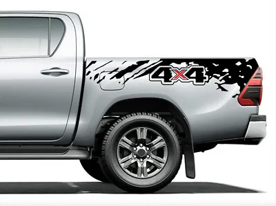 2 PCS Graphic Mud Splash Car Sticker For Mitsubishi L200 Ford F-150 Trunk Decal • $60