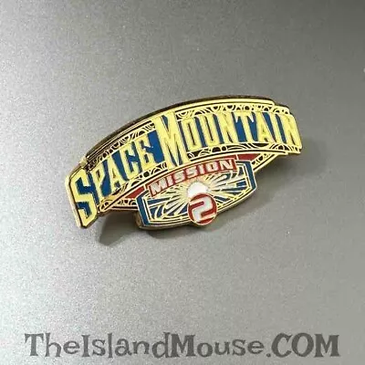 Disney DLRP Space Mountain Mission 2 Two Logo Pin (U1:60727) • $10.95