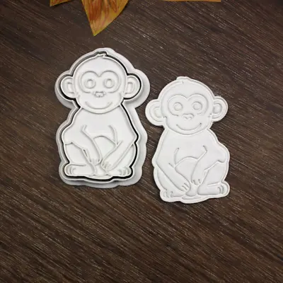 Little Monkey Cutter - Jungle Party Safari Baking Mold Jungle Animal Chimp • $9.99