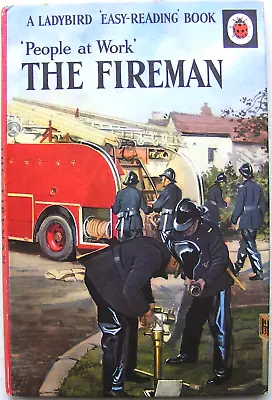 Vintage Ladybird Book – The Fireman –People At Work 606B– Near Fine +FREE COVER+ • £12.99