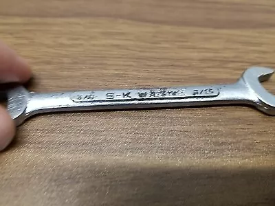 Vintage S-K Wayne Tools 0-1214 - 3/8  X 7/16  Open End Wrench ~ Made In USA • $6.99