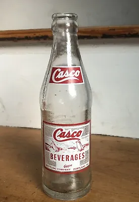 Casco Beverages Casco Bottling Company Portland Maine 6.5oz ACL Soda Bottle • $9.99