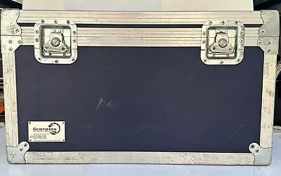 Scorpion Road Case For Equipment 26”L X 11.5 “W X15” T External.  Foam Lined. • £121.64