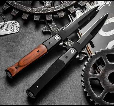 Outdoor Folding Pocket Knives Camping Survival Hiking Hunting Knife DEC Tools • $16.99