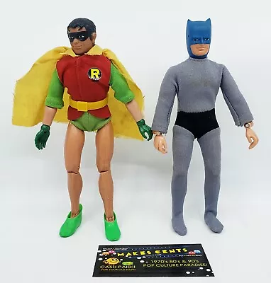 Vintage 1972 MEGO Batman And Robin 8  Action Figure - AS-IS Part Lot • $39.98