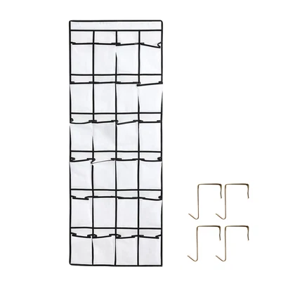 $26 • Buy Pockets Space Saving Over Door Closet Breathable Hanging Storage Shoe Rack