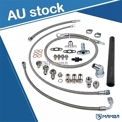 MAMBA Turbo Oil & Water Line Kit Ford Territory Ghia Garrett GT35/40R GT3582R • $165