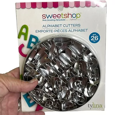 Sweetshop Mini 1  Alphabet Fondant/Paste Cutters 26 Pieces Tylina Foods • £12.64