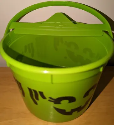 McDonalds Happy Meal Halloween Pail Bucket |Green McGoblin Trick-or-Treat • $5.99