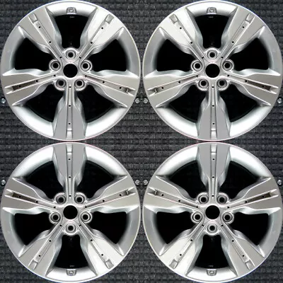Hyundai Veloster Hyper Silver 18  OEM Wheel Set 2012 To 2017 • $1022.20