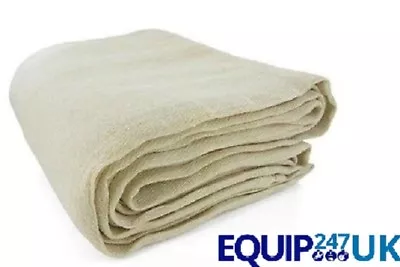 3 X EXTRA LARGE PROFESSIONAL QUALITY 100% COTTON TWILL DUST SHEETS • £23.96