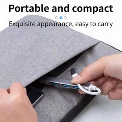$4.38 • Buy 4 In 1 USB 3.0 Hub Distribution Adapter For Notebook Data GX Laptop L1D3 W7P6