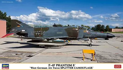Hasegawa 1/72 F-4F Phantom II  West German Air Force Splitter Camouglage  • $27.05