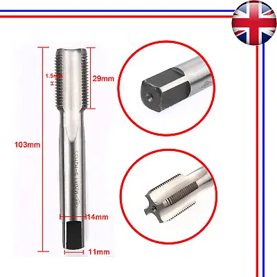 Metric Taps M20x 1.5mm Pitch Right Hand Thread Plug Tap Cutter HSS For Drill DIY • £11.19