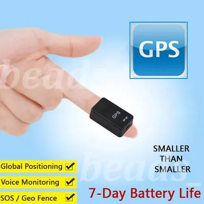 Magnetic Mini GPS Real Time Car Locator Tracker GSM/GPRS Tracking Device US GF07 • $6.99