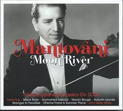 Mantovani - Moon River - 50 Easy Listening Classics 2CD 2015 NEW/SEALED • £6.45