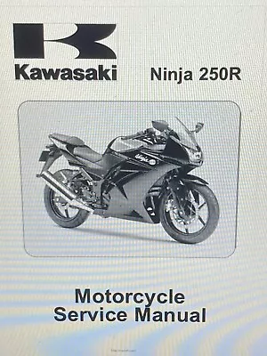 Kawasaki Ninja 250r Service Manual Digital • $3.99