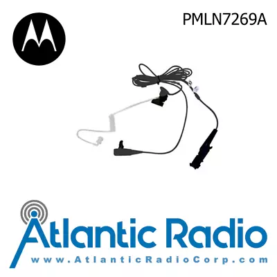 Motorola PMLN7269A Two Wire Surveillance Kit With PTT & Mic For XPR 3300 & 3500 • $39.95