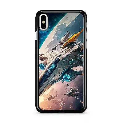 Space Jet Print Back Case For Apple IPhone 5 SE 6 7 8 XS Plus • $19.79