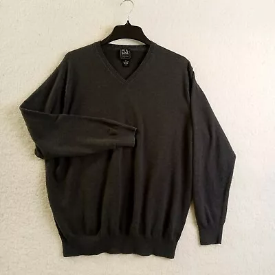 Jos. A. Bank Sweater Mens 2XLT V-neck Pullover Gray • $39