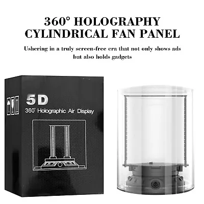 360° 3D Hologram Fan 160 LED APP Control Holographic Display Bluetooth Audio • $70.90