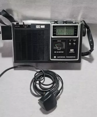 National Panasonic RF-869LB Radio Vintage FM LW MW GX 1802 IC Transistor Read • £65