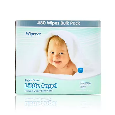 6 X 80Pk Baby Wet Wipes Lightly Scented Bulk Buy Hypoallergenic Gentle Formula • $9.95