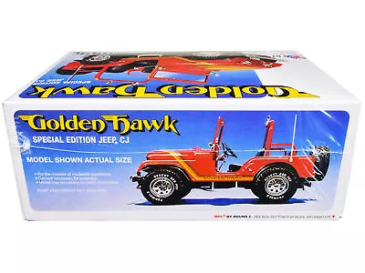 Skill 2 Model Kit 1981 Jeep CJ5 Golden Hawk 1/25 Scale Model Car MPC • $49