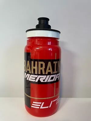 New Elite Fly Team Bahrain Merida Cycling Water Bottle 550ml • $6.51