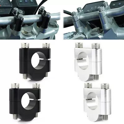 Motorcycle 7/8  HandleBar Handle Bar Mount Clamps Riser Fit For BMW F800S F800ST • $26.34