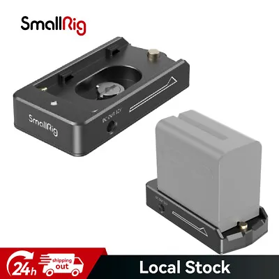 SmallRig NP-F Battery Adapter Plate Lite With 12V & 7.4V DC Output Port - 3018 • £28.90