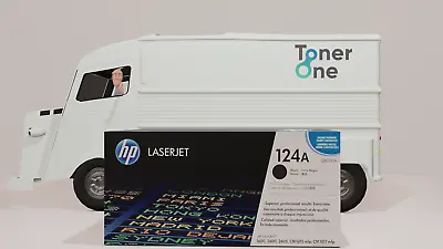 Genuine HP 124A Standard Laserjet Toner Cartridges - Q6000A-Black • £62.98