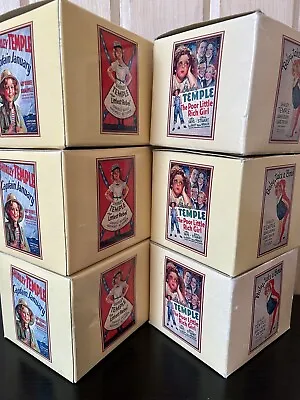 Lot Of 6 Shirley Temple Westland Giftware Trinket Boxes Collectible Vintage New • $18