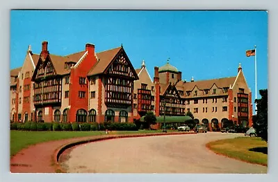 Montauk Manor Long Island Hotel Period Cars Antique Vintage New York Postcard • $7.99