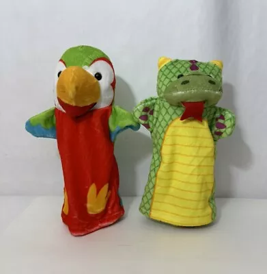 Parrot And Dragon Hand Puppets Melissa And Doug  • $9.50