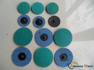 50 Pcs 3  75mm Roloc Quick Change Sanding Discs 40 60 120grit For All Metal • $73.90