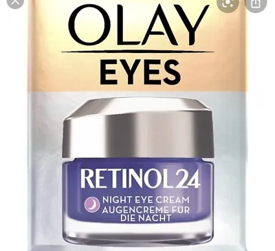 OLAy Eyes Retinol 24 Night Eye Cream 15ml * Original &  Sealed* • £11.94