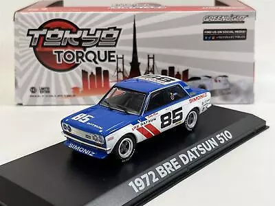 1972 BRE Datsun 510 #85 Tokyo Torque 1:43 Scale Greenlight 86345 • £29.99