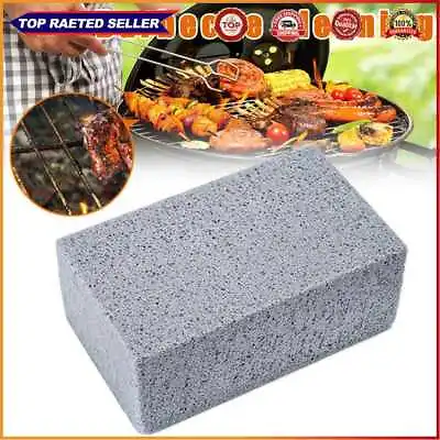 £3.59 • Buy Pumice Stone BBQ Brush Barbecue Mesh Griddle Cleaning Brush Outdoor Grill Brick
