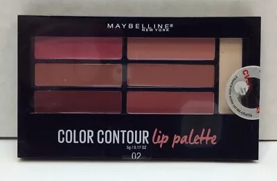 Maybelline New York Color Contour Lip Palette 02 Blushed Bombshell Ships Free • $7.25