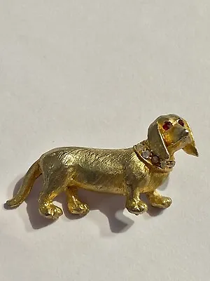 Vintage Dachshund Pin / Brooch - 1960’s - NEMO  • $10